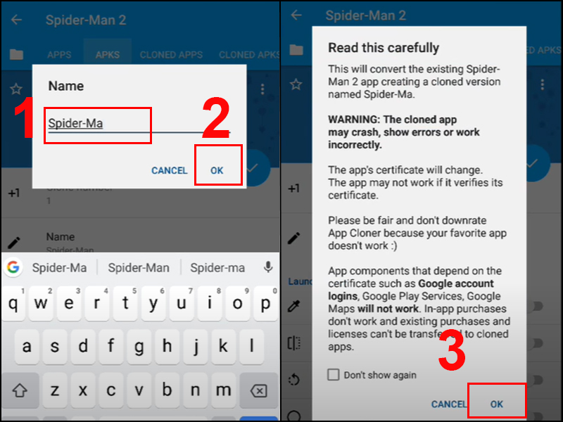 Đổi t&ecirc;n ứng dụng 